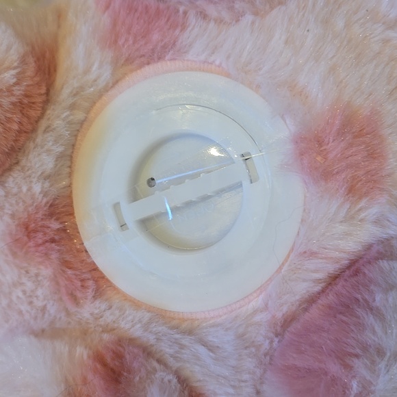 New Plush Piggy Bank with Hearts - Picture 5 of 8